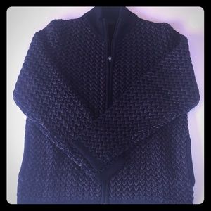 Men’s Lanvin Zip Crew Sweater